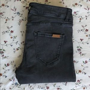 Massimodutti grey ripped jeans